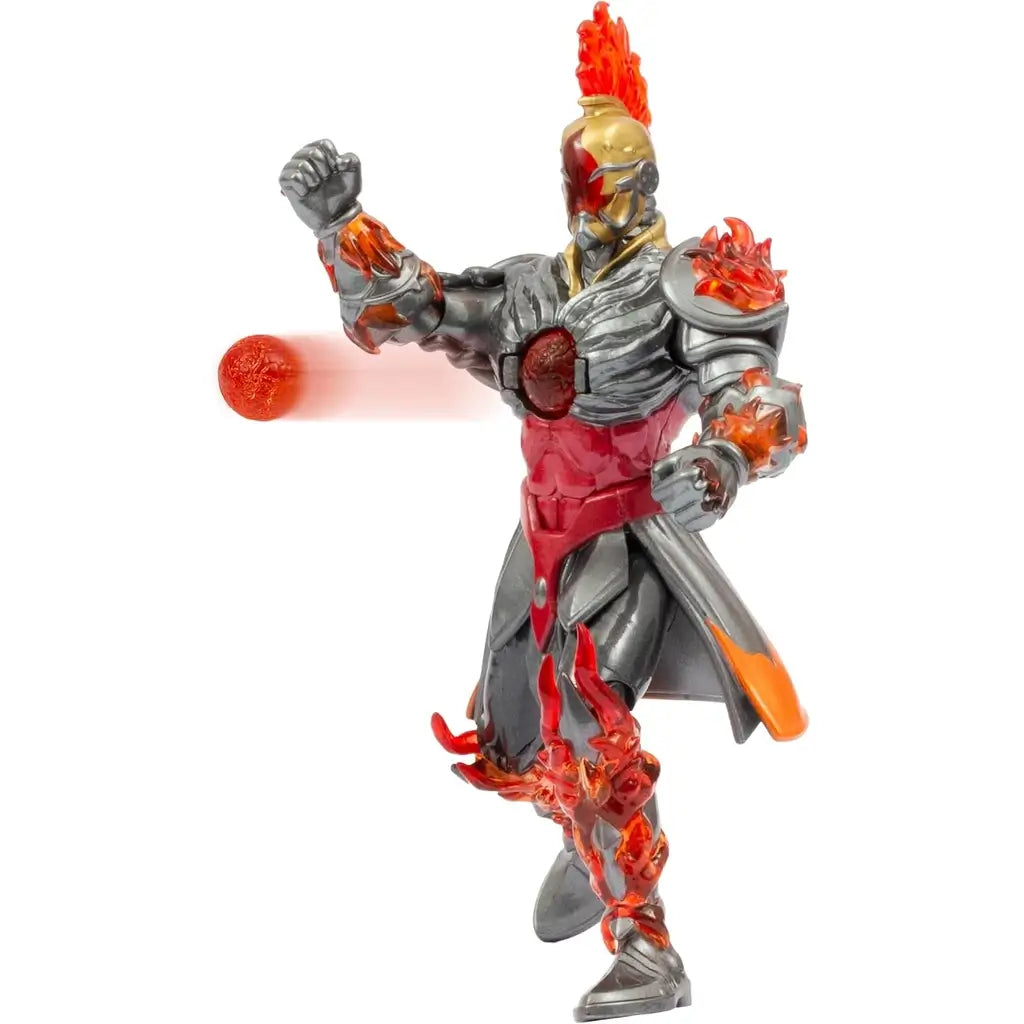 Action Figure di Fireon Gormita del Clan del Fuoco da 15 cm, completamente articolato e dotato di una funzione di attacco.Prodotto Giochi Preziosi Età 3+.6