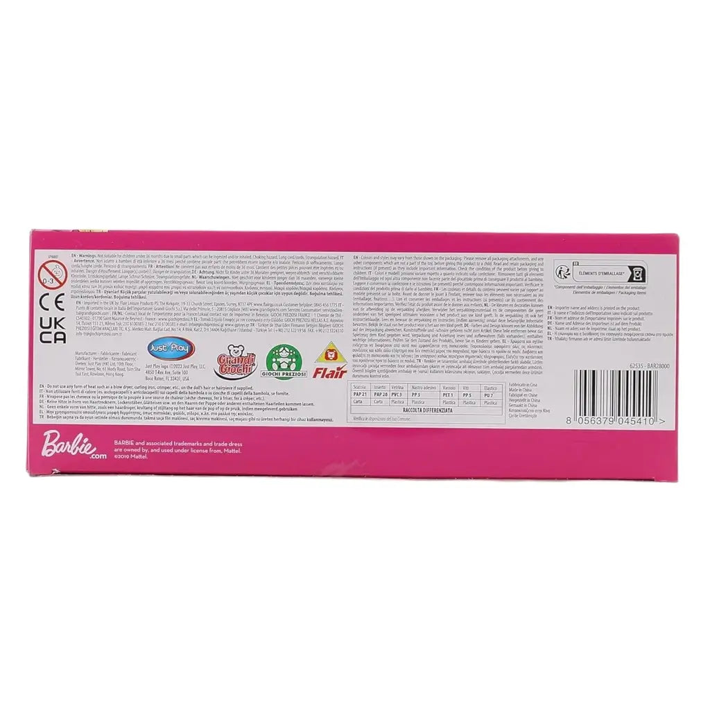 Testa di Bambola Barbie da Pettinare Acconciare 20 Accessori Grandi Giochi BAR28000 Un gioco creativo per bambine 9