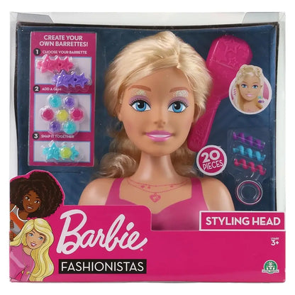 Testa di Bambola Barbie da Pettinare Acconciare 20 Accessori Grandi Giochi BAR28000 Un gioco creativo per bambine 6