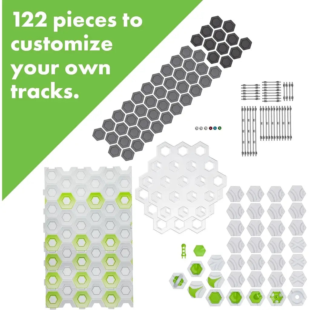 GraviTrax Starter Set Ravensburger è una pista di biglie interattiva e gioco educativo STEM per bambini, che unisce creatività, fisica e divertimento. 27597