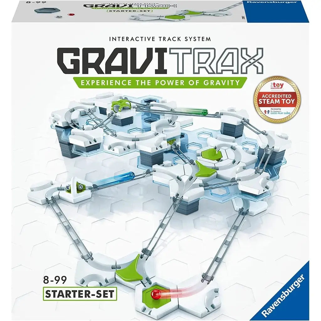 GraviTrax Starter Set Ravensburger è una pista di biglie interattiva e gioco educativo STEM per bambini, che unisce creatività, fisica e divertimento. 27597