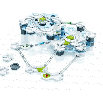GraviTrax Starter Set Ravensburger è una pista di biglie interattiva e gioco educativo STEM per bambini, che unisce creatività, fisica e divertimento. 27597