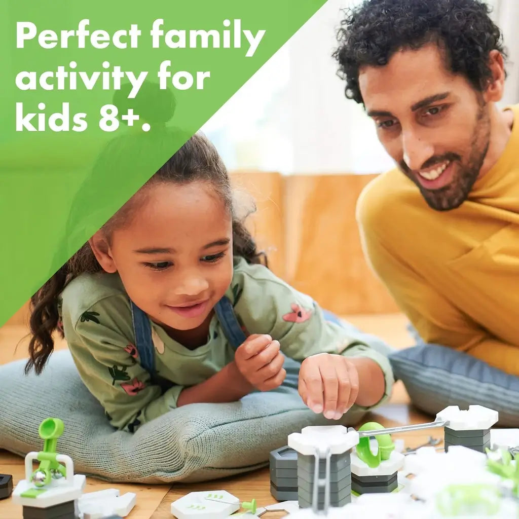 GraviTrax Starter Set Ravensburger è una pista di biglie interattiva e gioco educativo STEM per bambini, che unisce creatività, fisica e divertimento. 27597