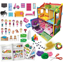 Casa delle Bambole il kit creativo HEADU IT53863 per bambini 4-8 anni 2