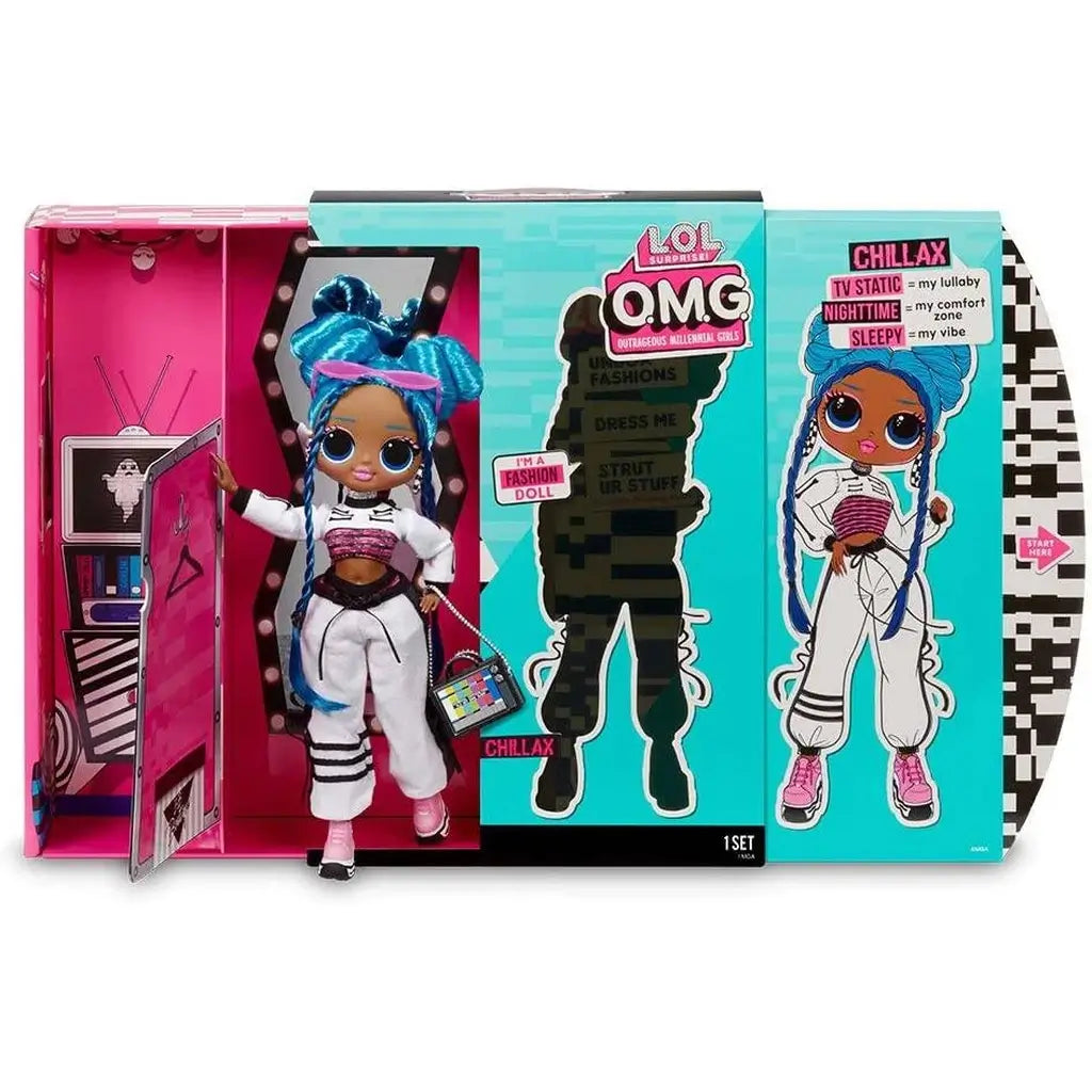 Bambola LOL Surprise OMG Chillax Serie 3! Include 20 sorprese, vestiti fashion e accessori. Perfetta per bambine dai 4 anni in su