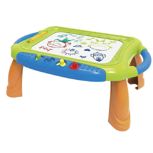 Lavagna Magica a 4 Colori Tavolino da Disegno per Bambini Crea Mania Per bambini da 3 Anni in su 