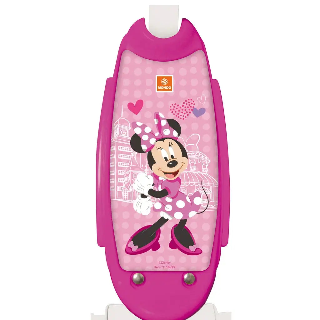 Monopattino Baby Disney Minnie a 3 ruote, perfetto per bambini da 2, 3, 4 anni! Stabile, sicuro e con manubrio regolabile. Include borsa Minnie.