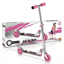 Monopattino Pro Wheels by Mondo. Struttura 100% alluminio, pieghevole e leggero. Manubrio regolabile, 2 ruote. Ideale per Bambine dai 3 anni 4