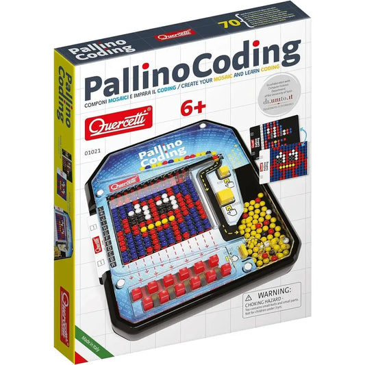  Pallino Coding di Quercetti 1021! Un gioco educativo 2-in-1 per imparare il coding e sviluppare il pensiero computazionale. Adatto ai bambini dai 6 anni, stimola logica e creatività 