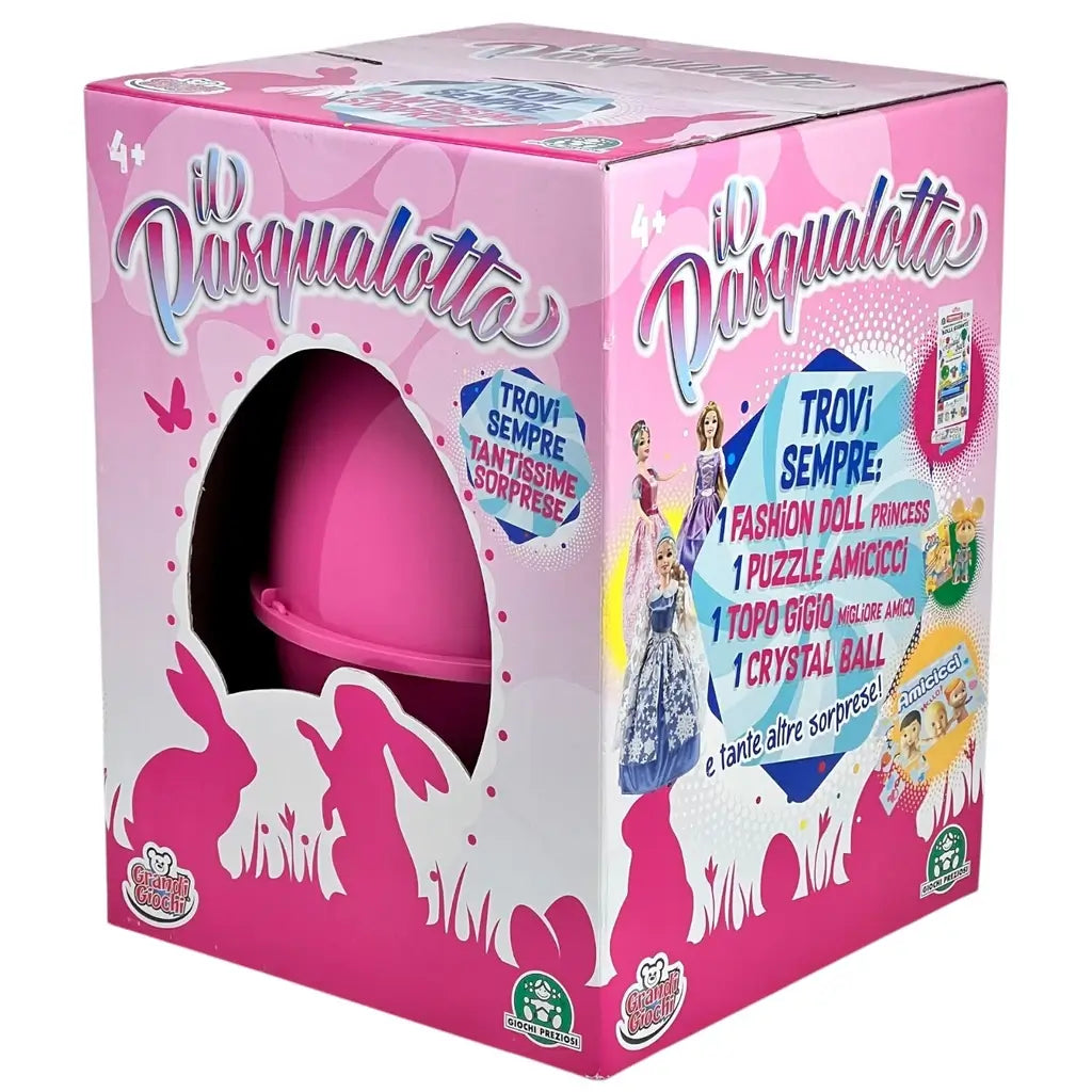 Pasqualone con Sorprese Pasqualotto Uovo Pasqua per Bambine