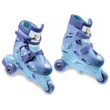 Pattini Frozen Tri In Line con doppia funzione per bambine! Regolabili dal 29 al 32, ispirati a Elsa e Anna