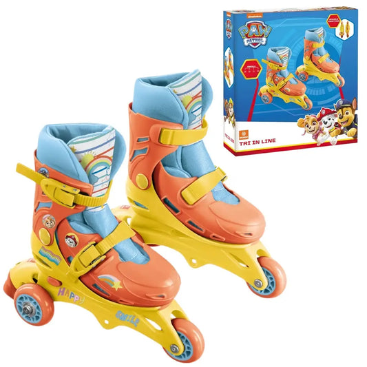 Pattini In Linea 3 Ruote Paw Patrol Regolabili 29-32