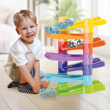 Pista 7 Rampe con 3 Macchinine Luminosa e Sonaglio Quercetti 06497  2