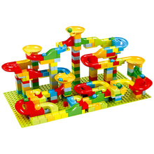 Pista per biglie con mattoncini costruzioni colorate giocattolo per bambini da 3 anni in su