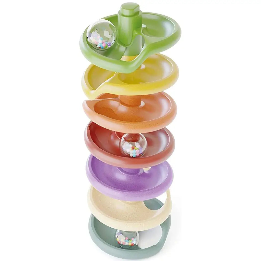 Quercetti 86501 Pista per Biglie Spiral Tower Play Bio Bambini Da 1 a 4 Anni 2