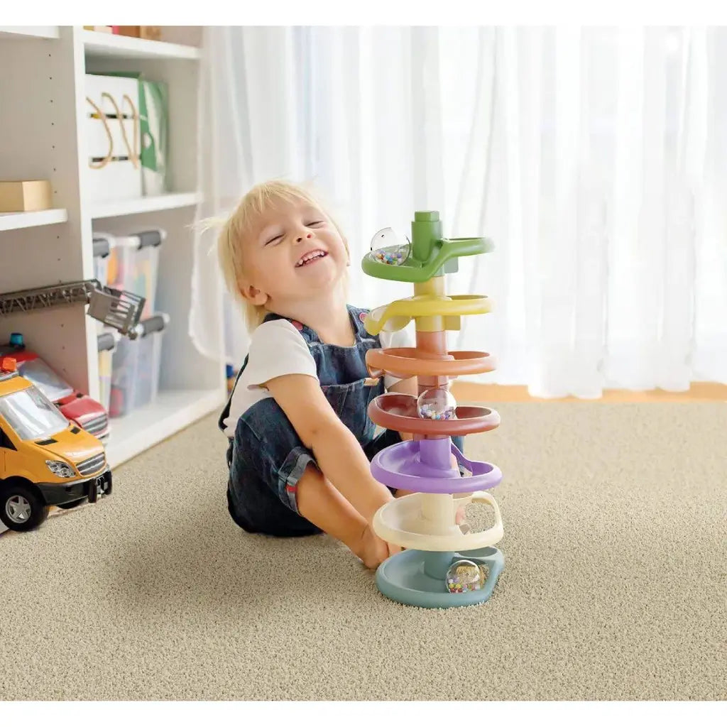 Quercetti 86501 Pista per Biglie Spiral Tower Play Bio Bambini Da 1 a 4 Anni 3