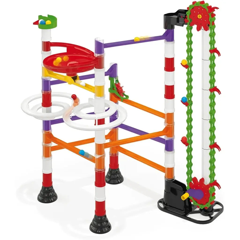 Quercetti 6576 Pista per Biglie Migoga Run Elevator 150 pezzi Gioco Costruzioni Bambini da 5 Anni 3