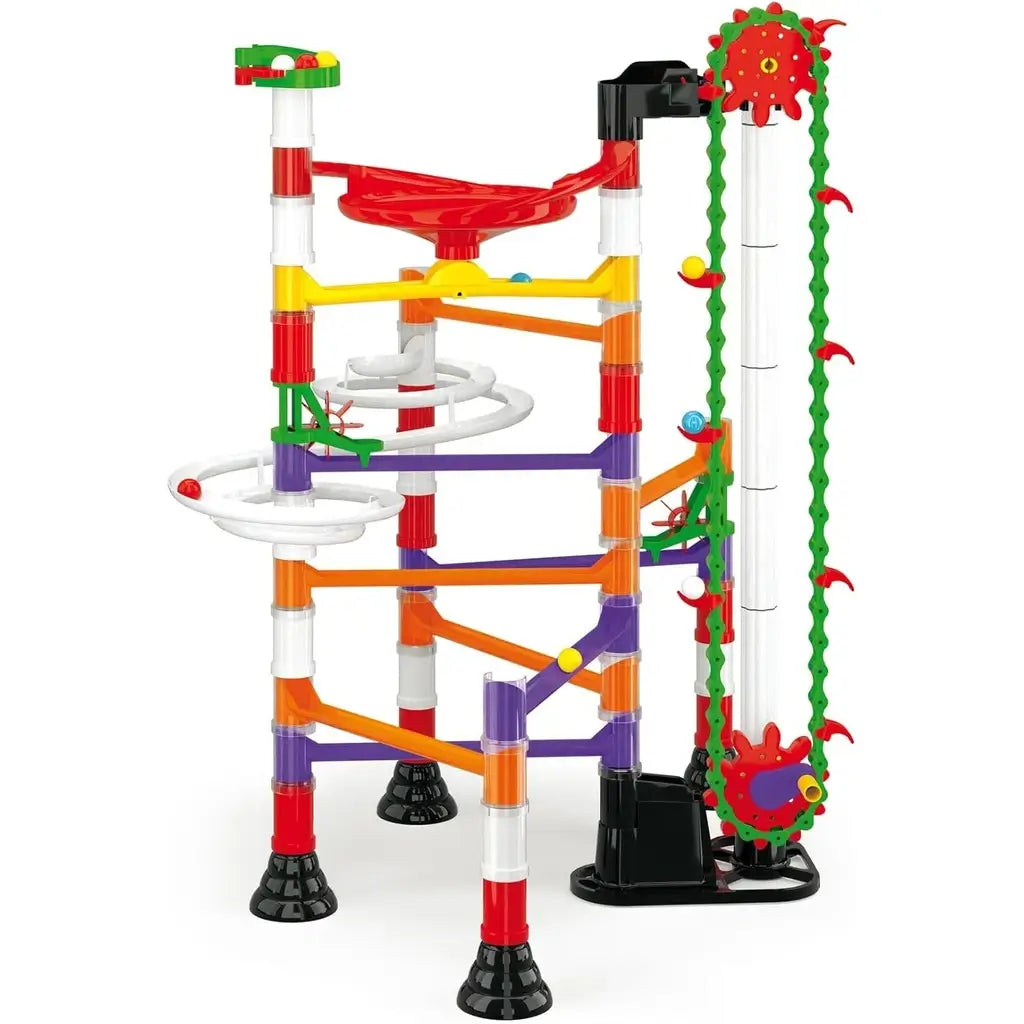 Quercetti 6576 Pista per Biglie Migoga Run Elevator 150 pezzi Gioco Costruzioni Bambini da 5 Anni 5
