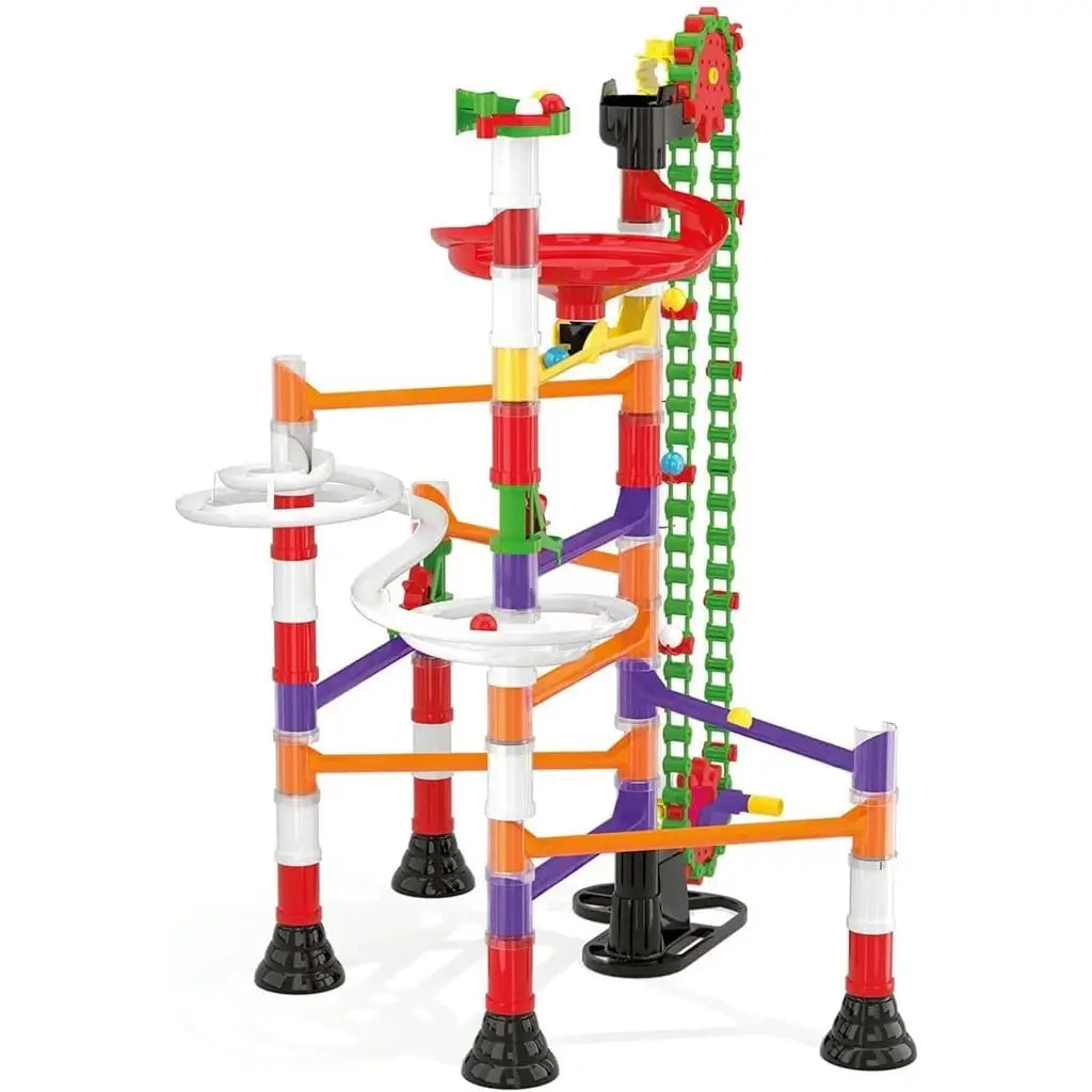 Quercetti 6576 Pista per Biglie Migoga Run Elevator 150 pezzi Gioco Costruzioni Bambini da 5 Anni 5