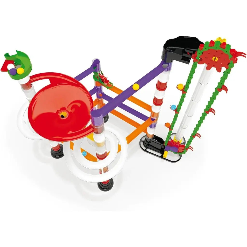 Quercetti 6576 Pista per Biglie Migoga Run Elevator 150 pezzi Gioco Costruzioni Bambini da 5 Anni 7