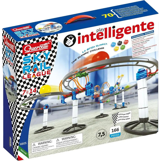 Pista Per Biglie Skyrail League Quercetti 6605 7 Metri Intelligente Migoga Race 