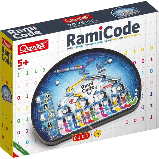 Quercetti Rami Code, il gioco educativo che insegna il sistema binario, il linguaggio dei computer! Perfetto per introdurre il coding e stimolare il pensiero logico e creativo nei bambini dai 5 anni 1