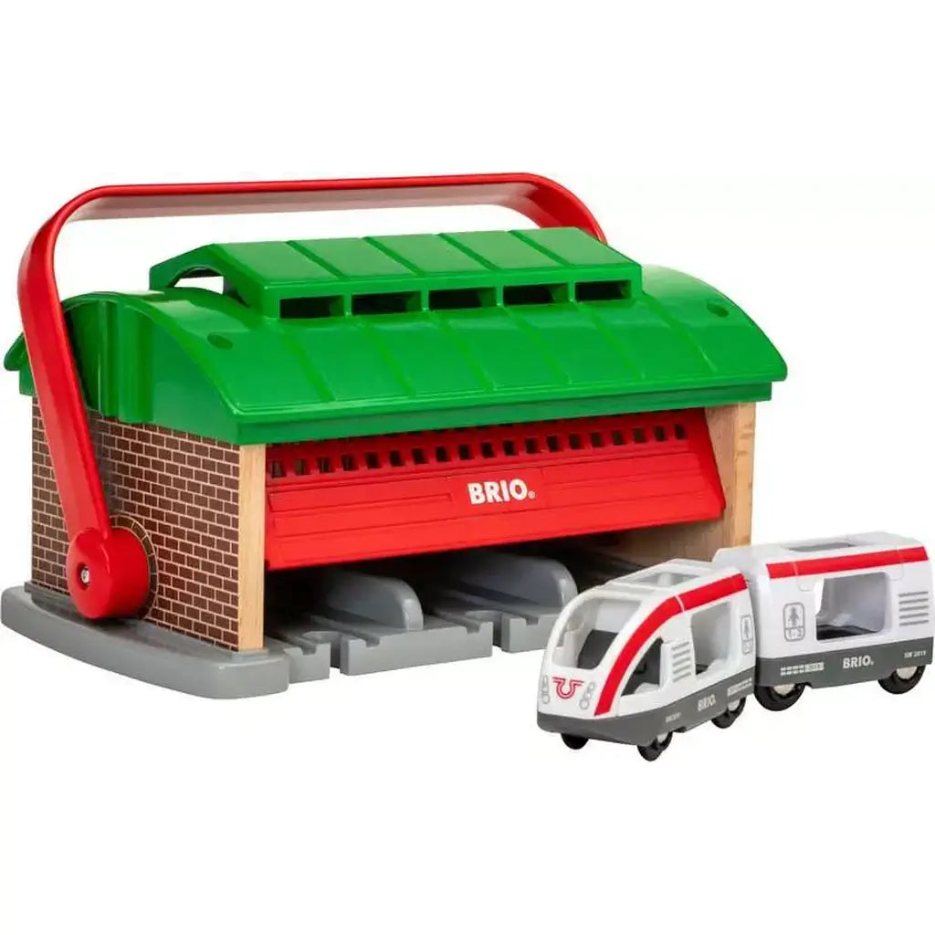 Rimessa dei Treni BRIO 33474 con Maniglia Accessorio BRIO World 3