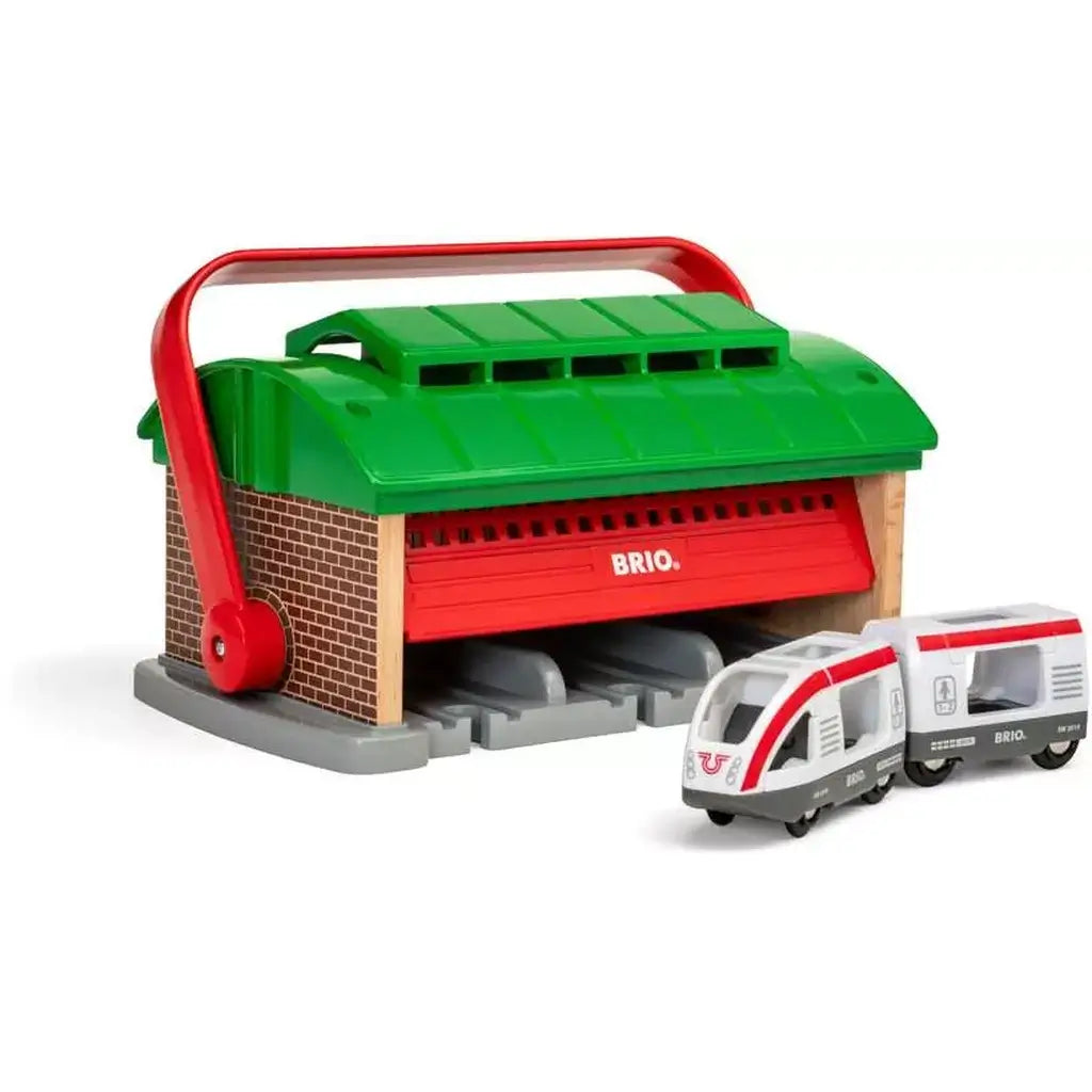 Rimessa dei Treni BRIO 33474 con Maniglia Accessorio BRIO World
