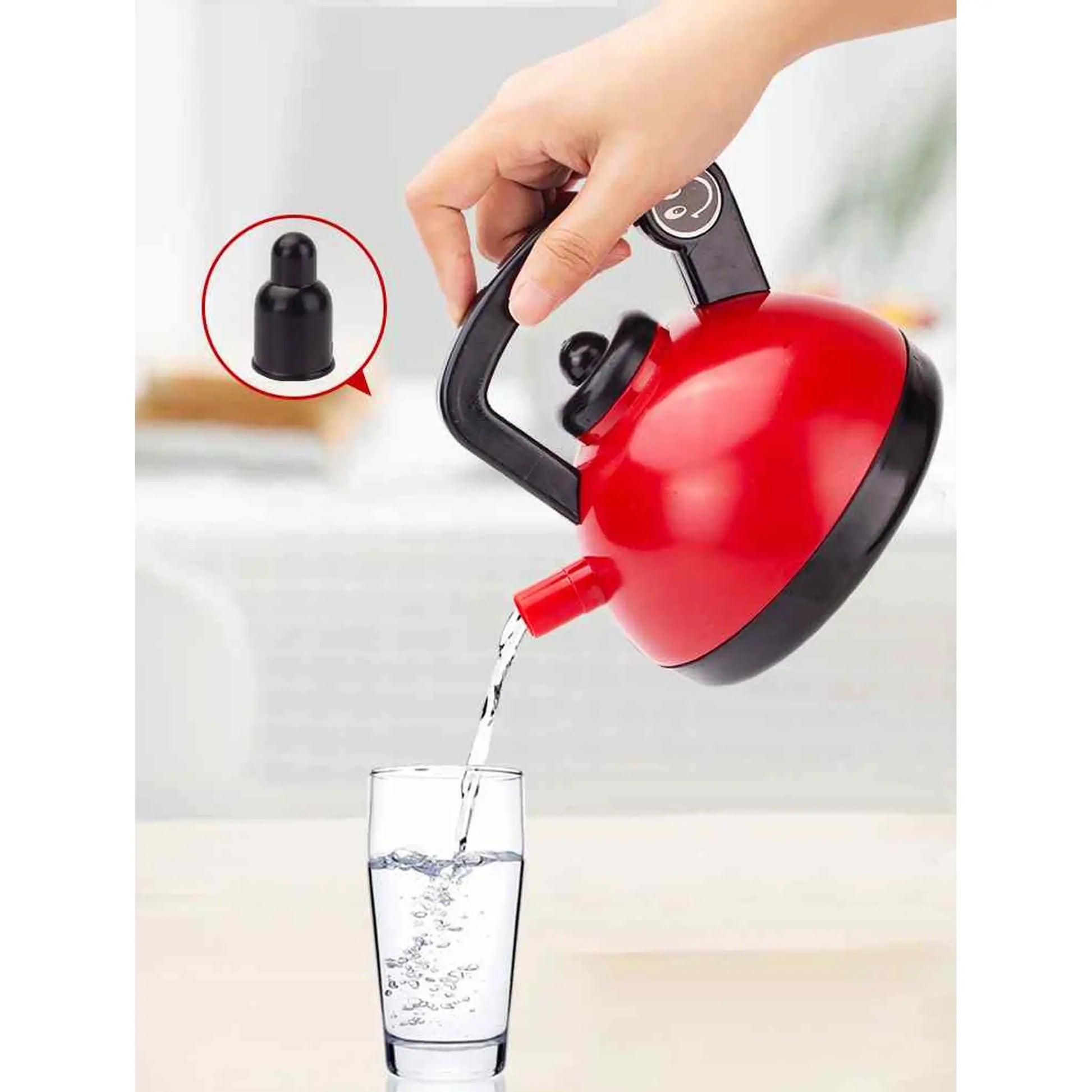 Set per cucina giocattolo con 36 accessori: pentole, padelle, piastra e cibi finti 6