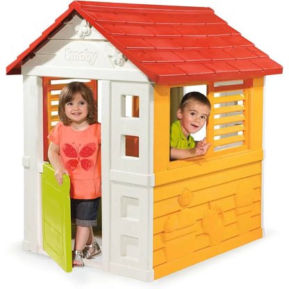 Casetta bambini Smoby Sunny 7600810707, la casetta da gioco da giardino in plastica resistente per bimbi da 2 anni in su. Qualità e divertimento all’aperto 3