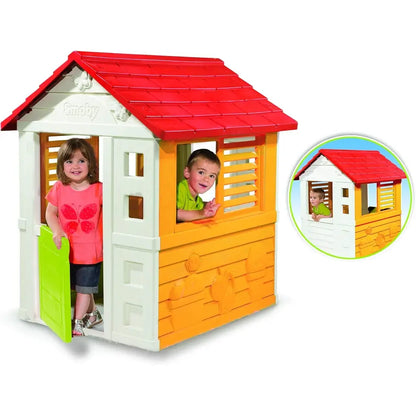 Casetta bambini Smoby Sunny 7600810707, la casetta da gioco da giardino in plastica resistente per bimbi da 2 anni in su. Qualità e divertimento all’aperto 6