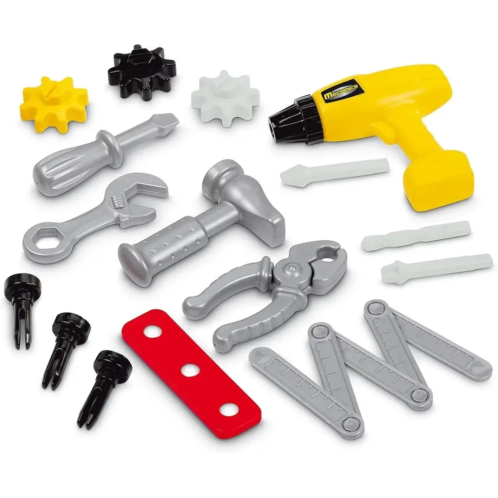 Scopri il Tavolo Lavoro Ecoiffier 3 in 1, Super Pack di meccanica per bambini. Banco da lavoro completo per gioco d’imitazione creativo. Qualità Made in France. 4