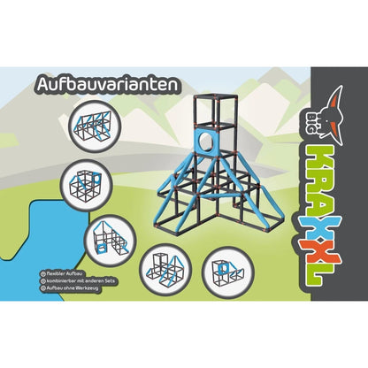 Grande struttura d’arrampicata da 299 pezzi per bambini 3-7 anni, prodotta in Germania 800055701. Parco giochi robusto e sicuro per avventure all’aperto indimenticabili 9