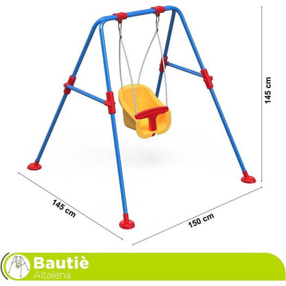 Altalena con Seggiolino da Giardino in Metallo - BabyLud