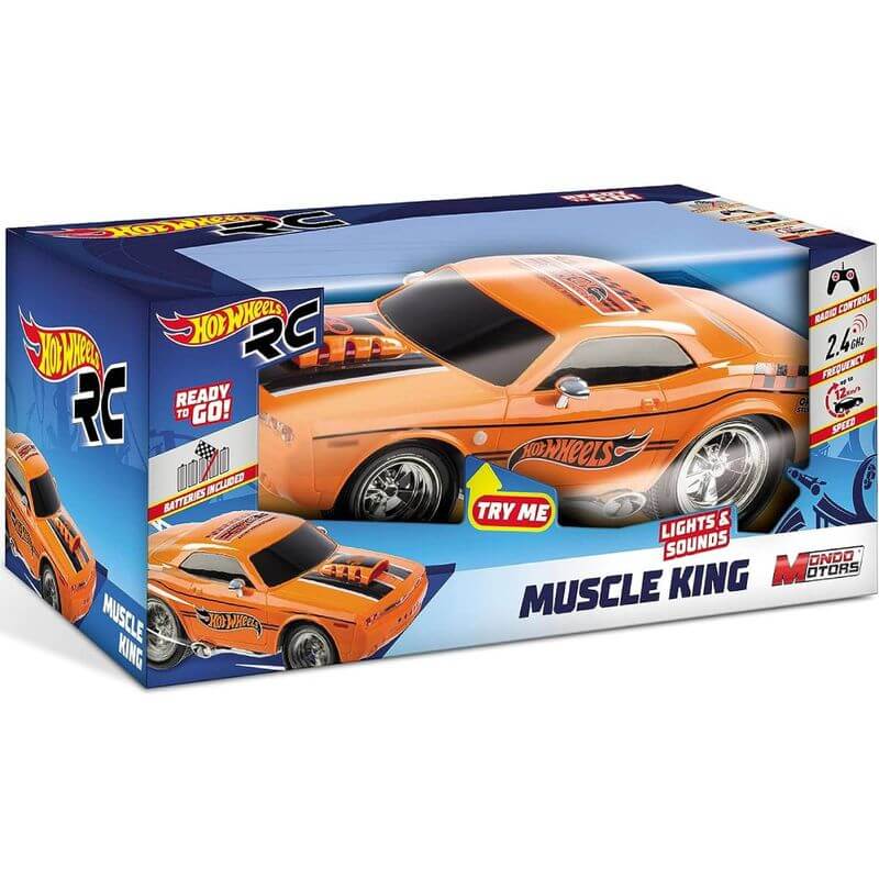 Auto Radiocomandata Hot Wheels Muscle King - BabyLud