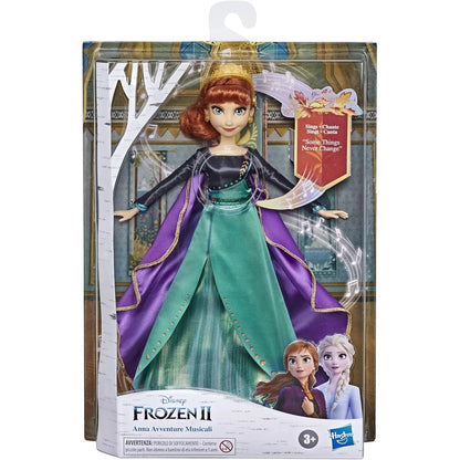 Bambola Anna di Frozen 2 Cantante con Abito da Sera - BabyLud
