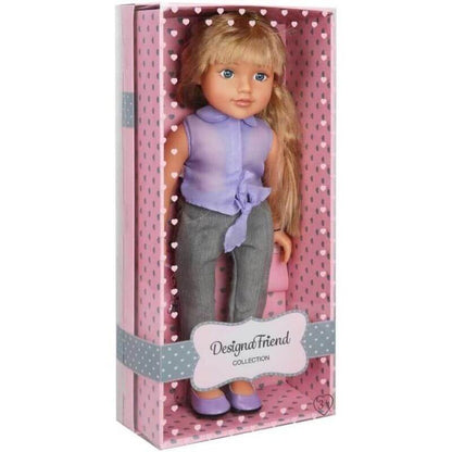 Bambola Carly DesignaFriend 46 cm con Braccialetto - BabyLud