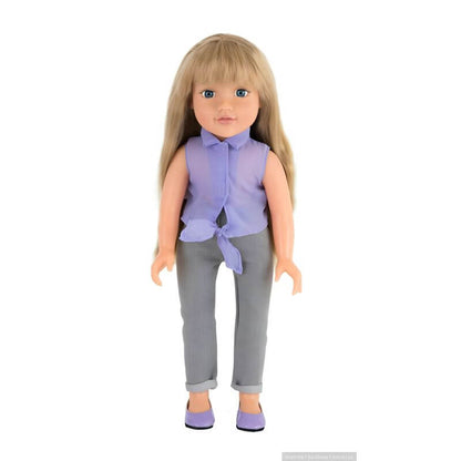 Bambola Carly DesignaFriend 46 cm con Braccialetto - BabyLud
