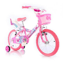Bicicletta 14" Girl Bambina con Rotelle Cestino e 2 Freni - BabyLud