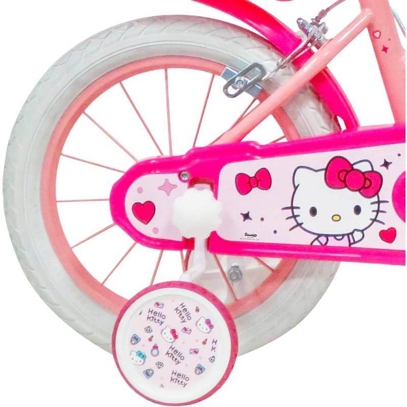 Bicicletta Hello Kitty 14 Bambine con Rotelle - BabyLud