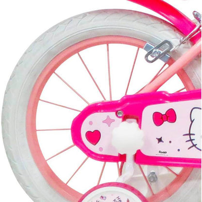 Bicicletta Hello Kitty 14 Bambine con Rotelle - BabyLud
