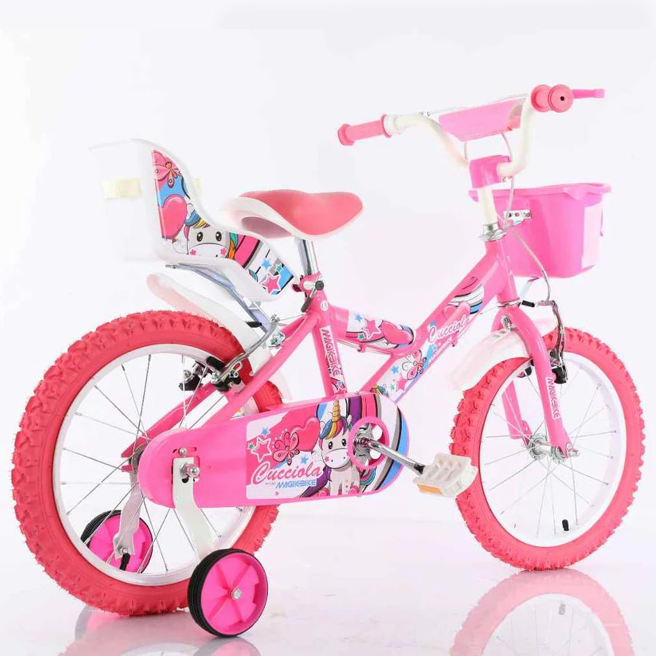 Bicicletta Unicorno Misura 12" Per Bambini - BabyLud