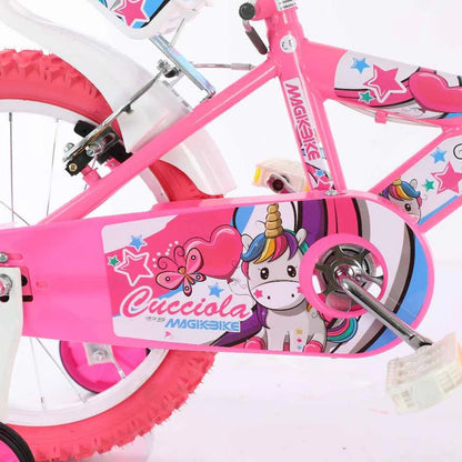 Bicicletta Unicorno Misura 12" Per Bambini - BabyLud
