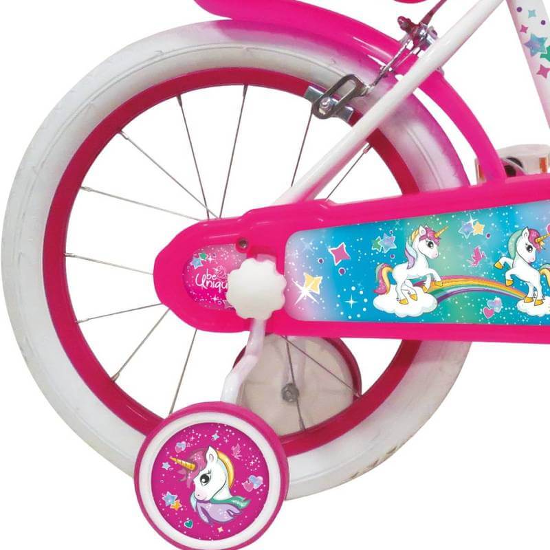 Bicicletta Unicorno Misura 16 Con Rotelle - BabyLud