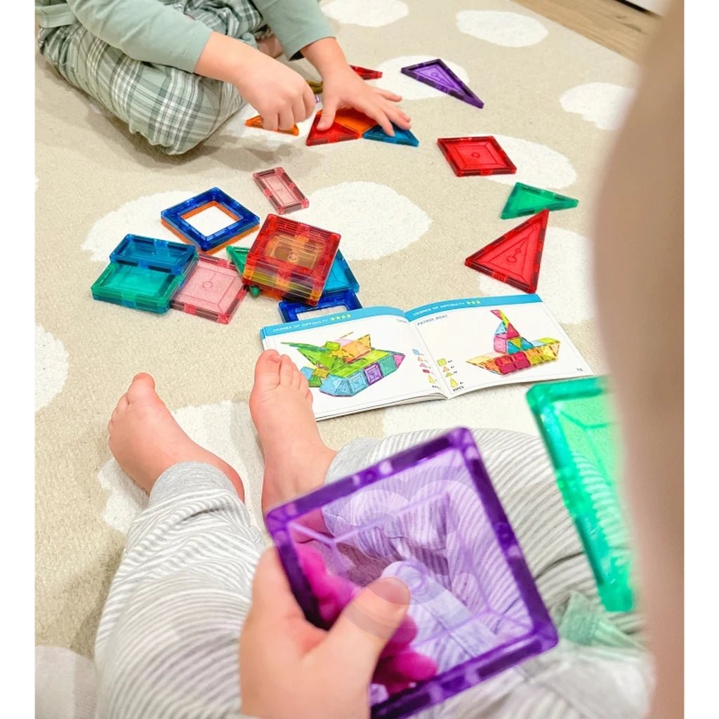 Blocchi 3D Costruzioni Magnetiche Montessori 28 Pezzi - BabyLud