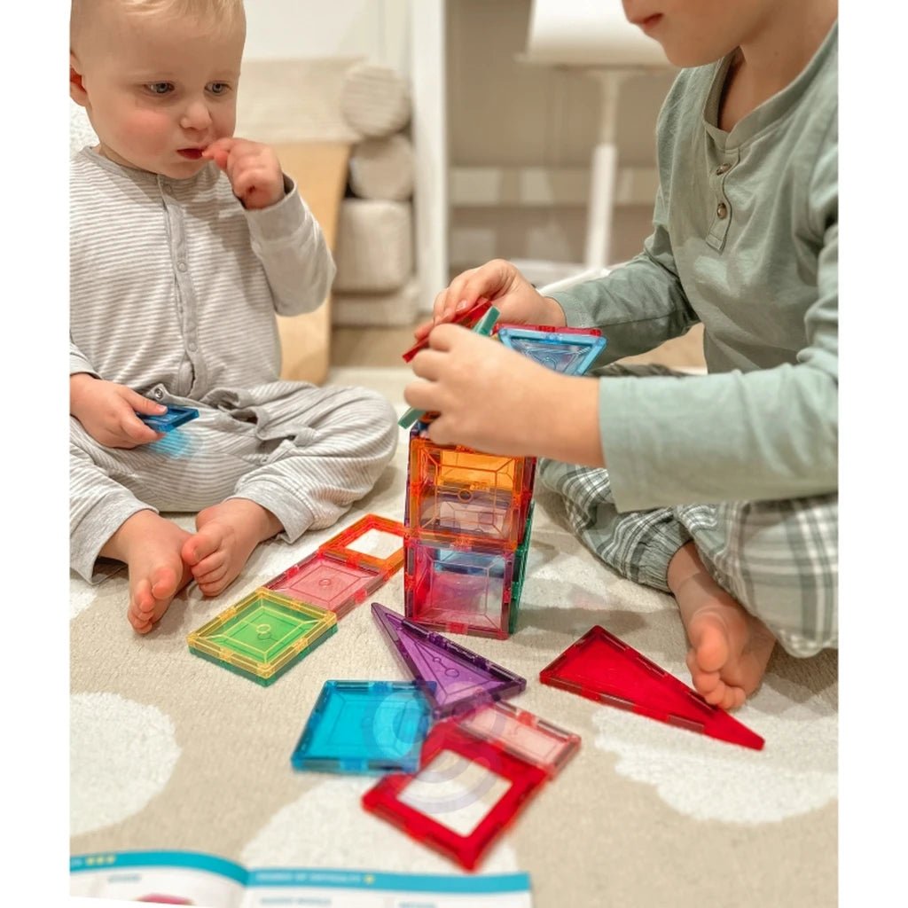 Blocchi 3D Costruzioni Magnetiche Montessori 28 Pezzi - BabyLud