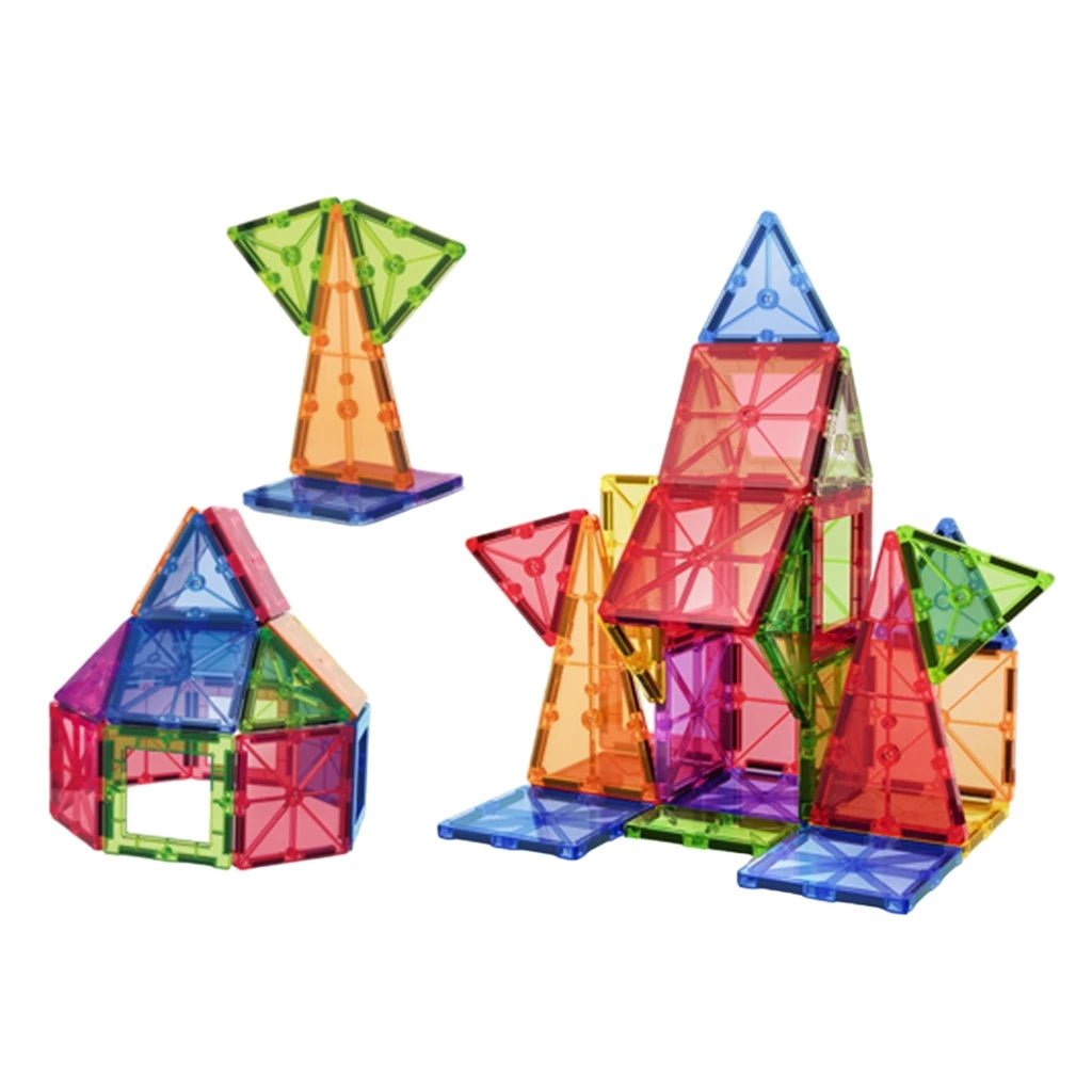 Blocchi 3D Costruzioni Magnetiche Montessori 28 Pezzi - BabyLud