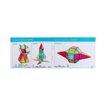Blocchi 3D Costruzioni Magnetiche Montessori 28 Pezzi - BabyLud