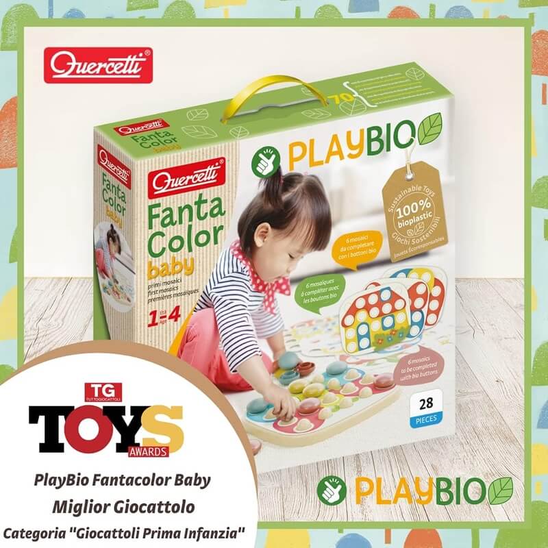 Bottoni FantaColor Baby Play Bio Gioco Educativo 84405 - BabyLud