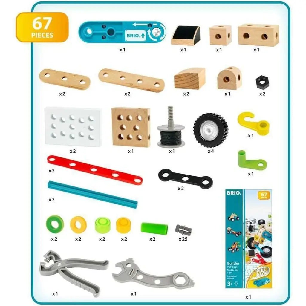 BRIO Set di Costruzioni con Motore a Trazione 67 Pezzi - BabyLud